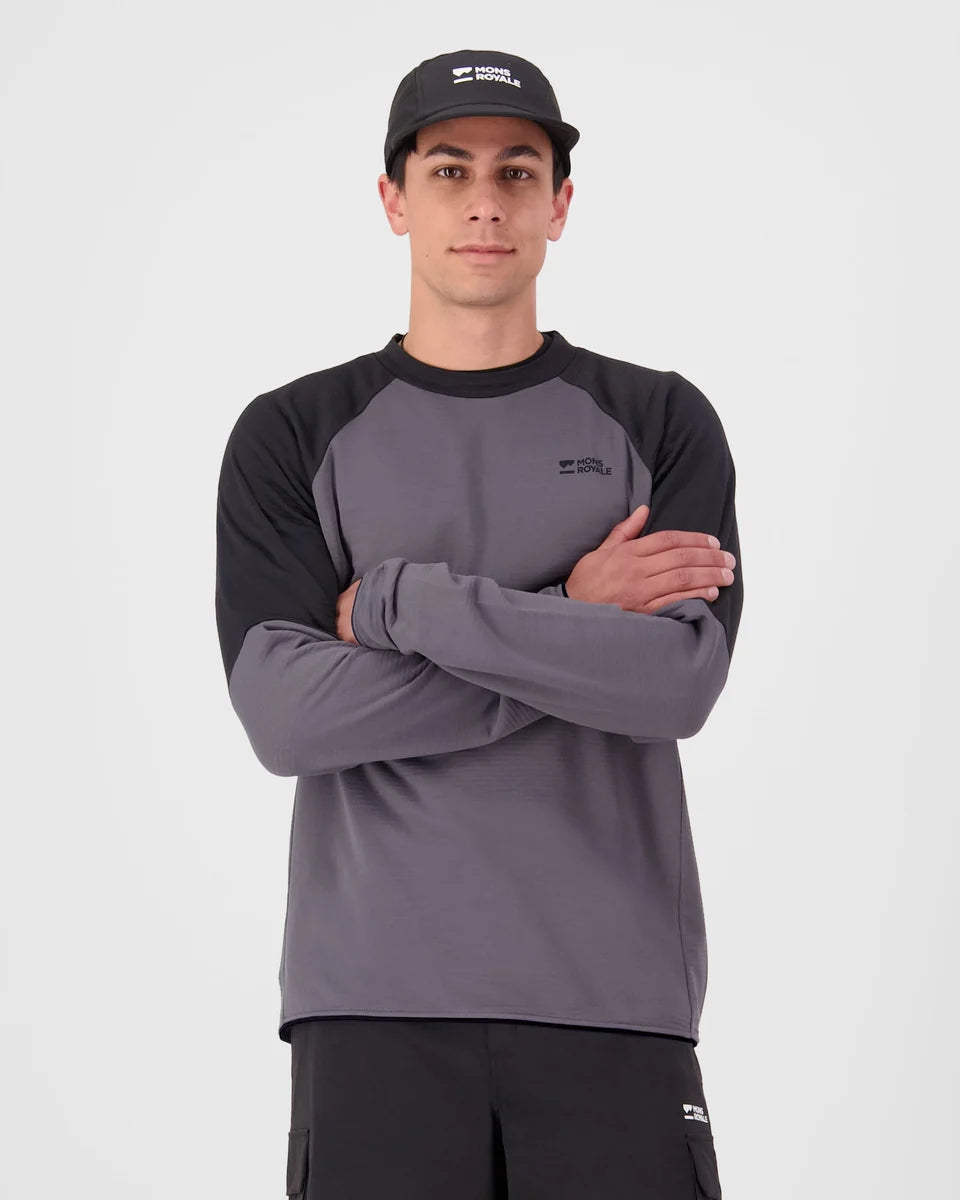 Mons Royale Mens Quad Merino Fleece Pullover