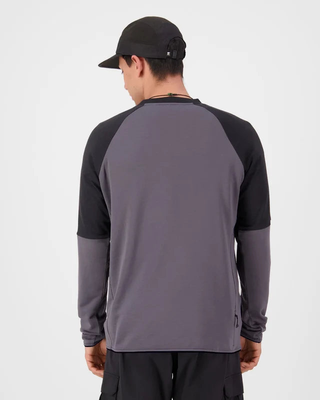 Mons Royale Mens Quad Merino Fleece Pullover