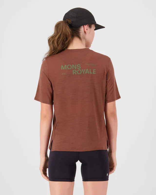 Mons Royale Womens Aero Ultralight Merino T-Shirt