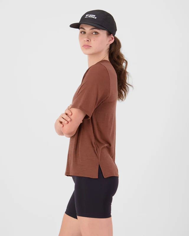 Mons Royale Womens Aero Ultralight Merino T-Shirt