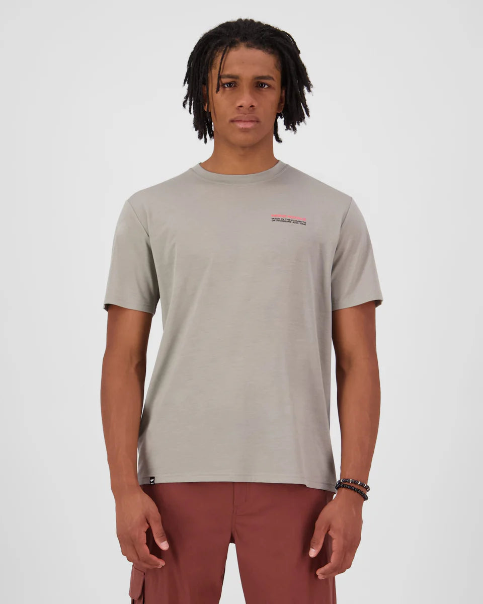 Mons Royale Mens Icon Merino T-Shirt Dried Sage