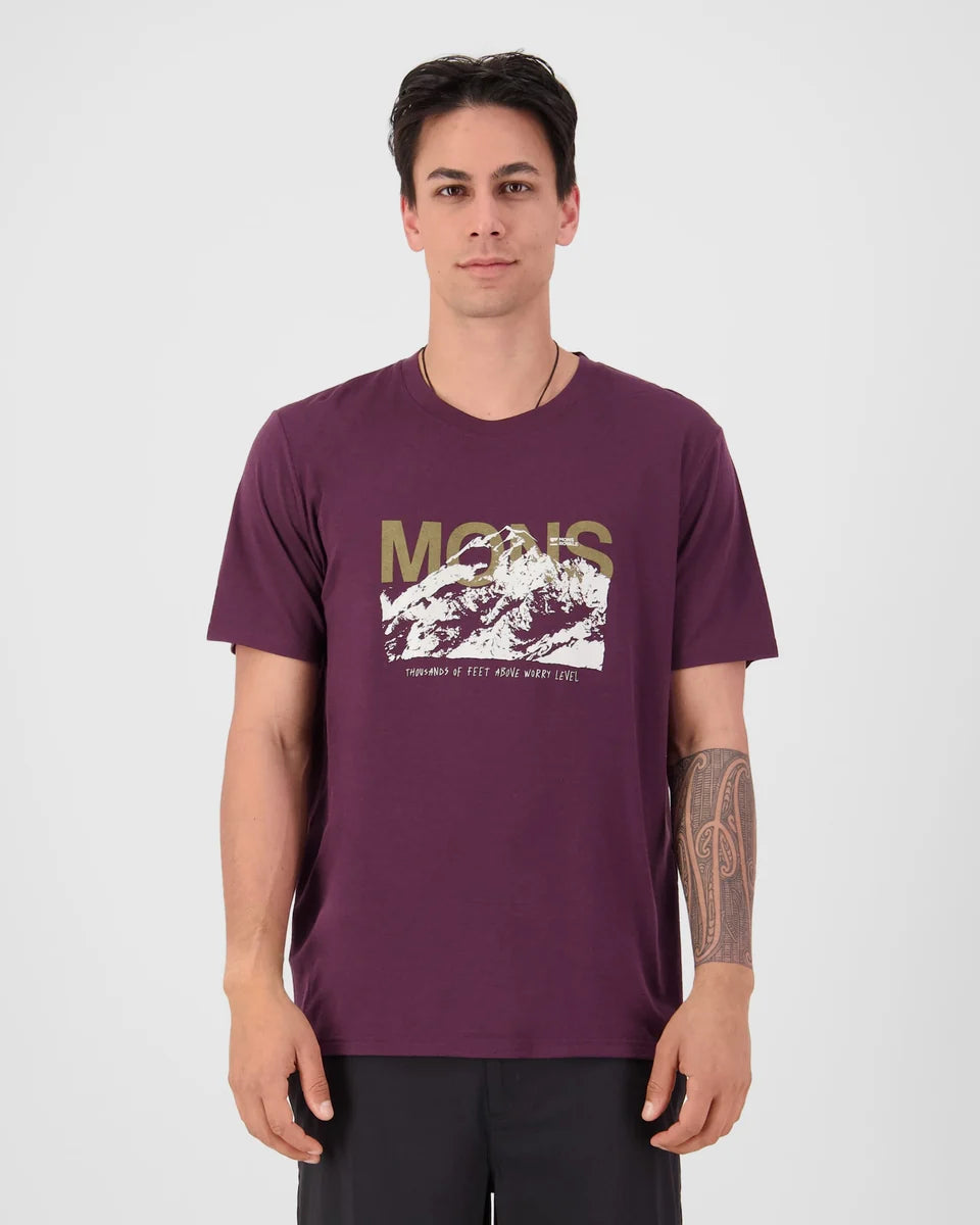 Mons Royale Mens Icon Merino T-Shirt Fig
