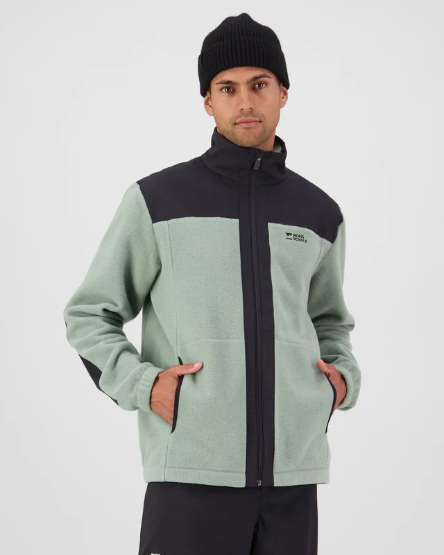 Mons Royale Mens Pileup Wool Fleece Jacket