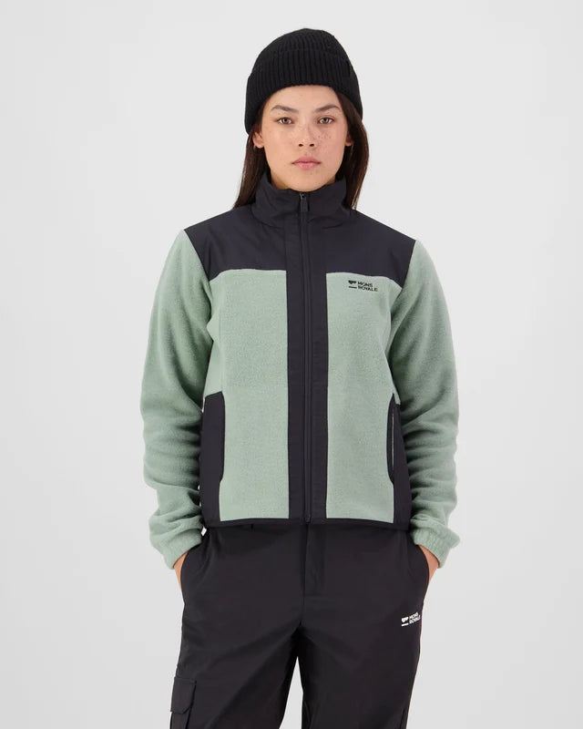 Mons Royale Womens Pileup Wool Fleece Jacket