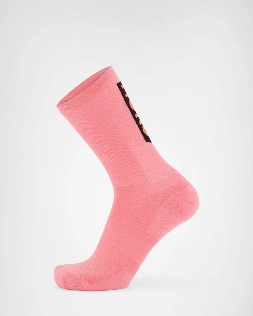 Mons Royale Atlas Merino Crew Sock Flamingo