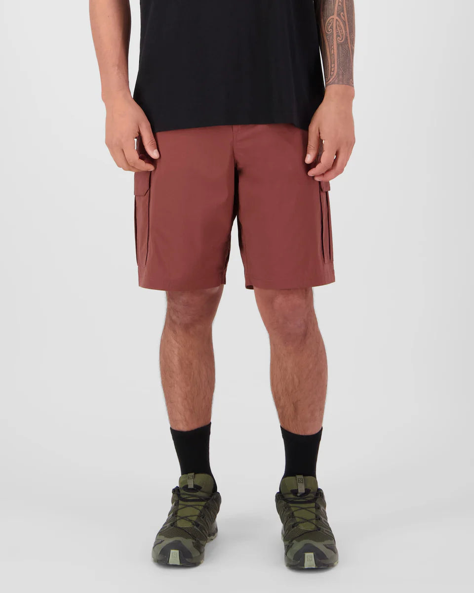 Mons Royale Mens All Mission Cargo Shorts Sable