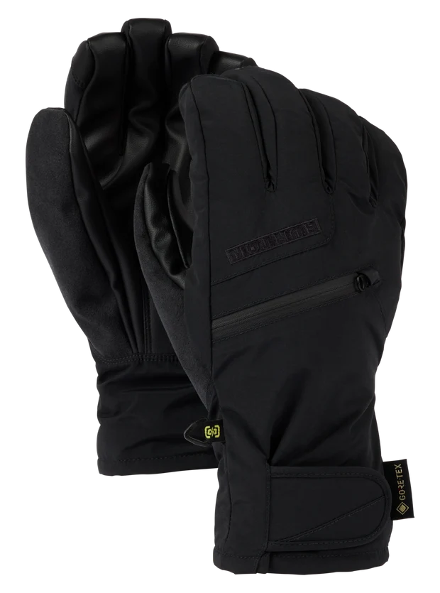 Burton Mens Gore Under Gloves True Black