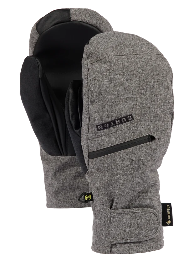 Burton Mens Gore Under Mitts Gray Heather