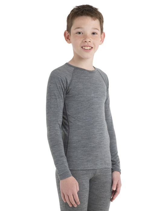 Icebreaker Kids 200 Oasis Long Sleeve Crewe