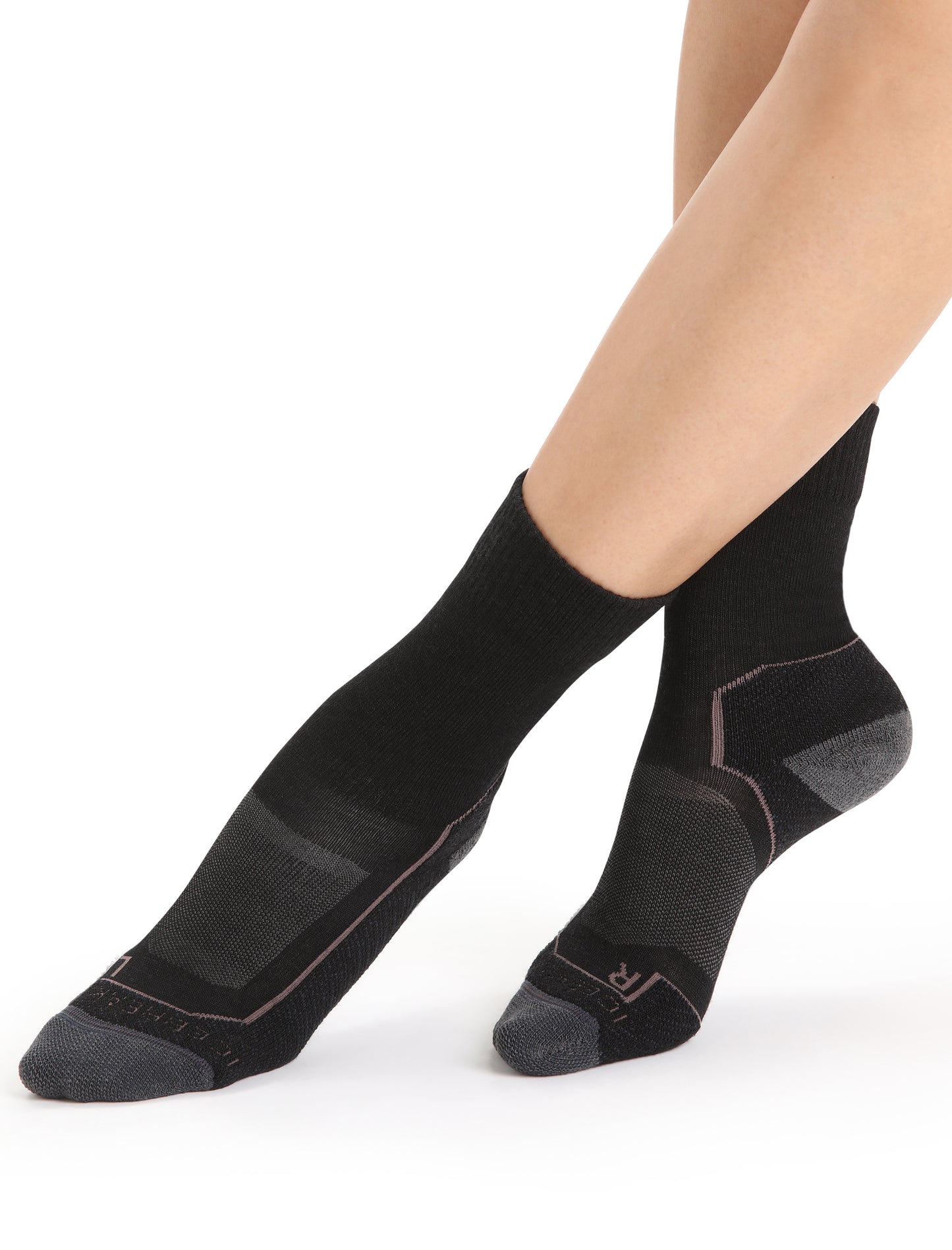 Icebreaker Womens Hike+ Light Crew Socks