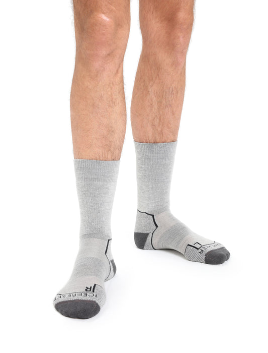 Icebreaker Mens Hike+ Medium Crew Socks