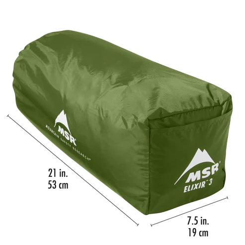 MSR Elixir 3 Tent (footprint incl.)
