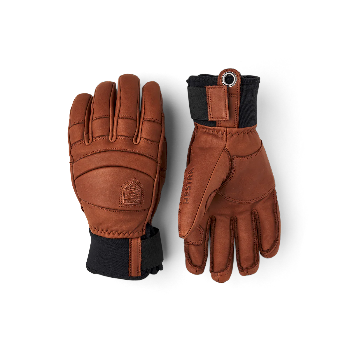 Hestra Fall Line 5 Finger Gloves Brown Brown