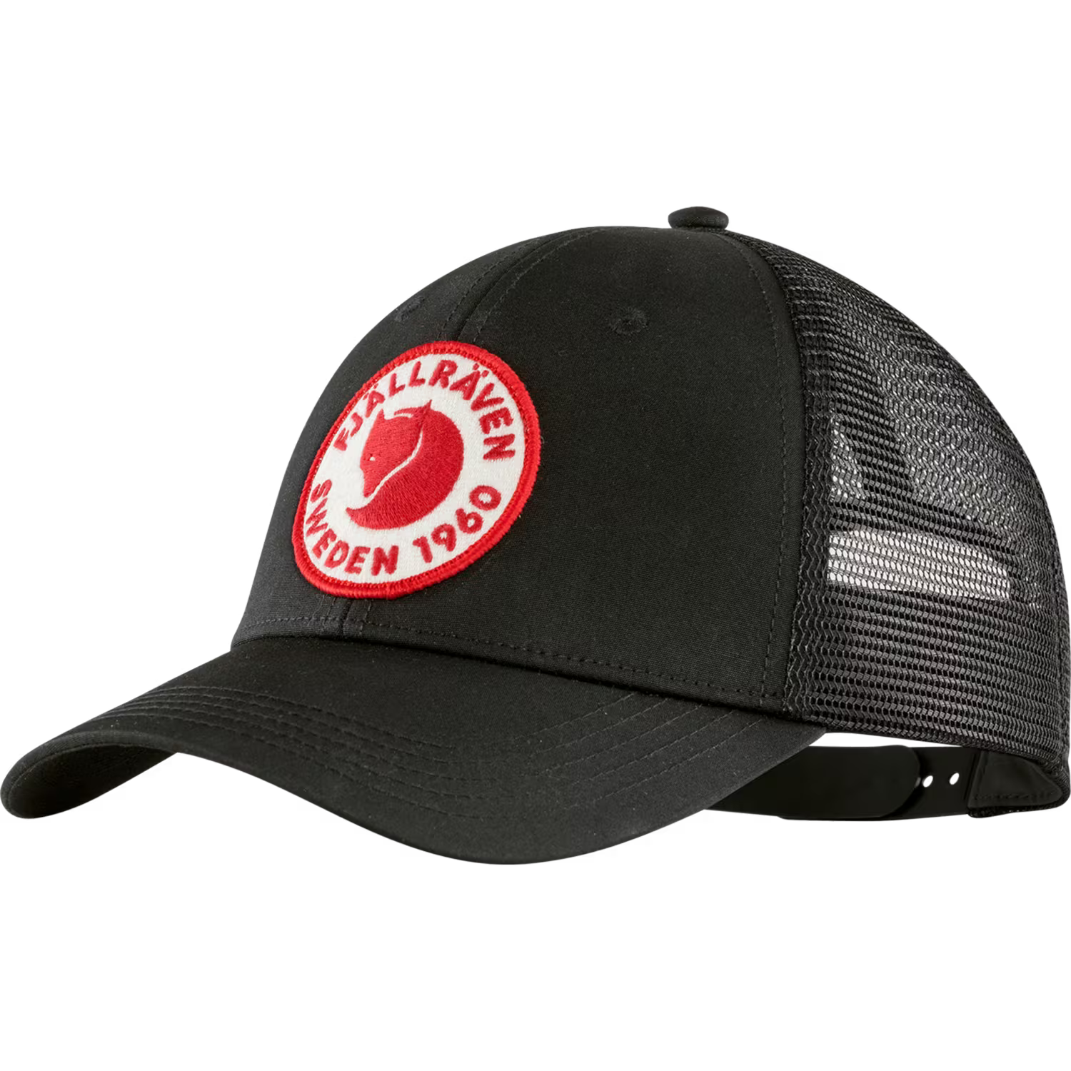 Fjallraven 1960 Logo Langtradarkeps Cap Black