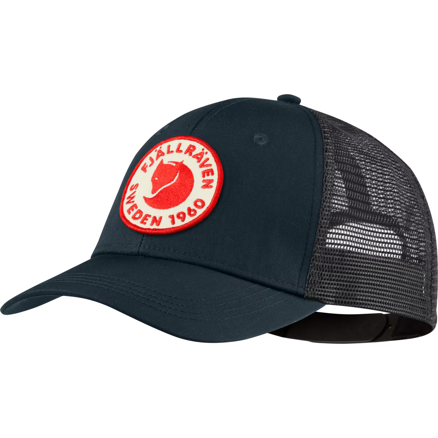 Fjallraven 1960 Logo Langtradarkeps Cap Dark Navy