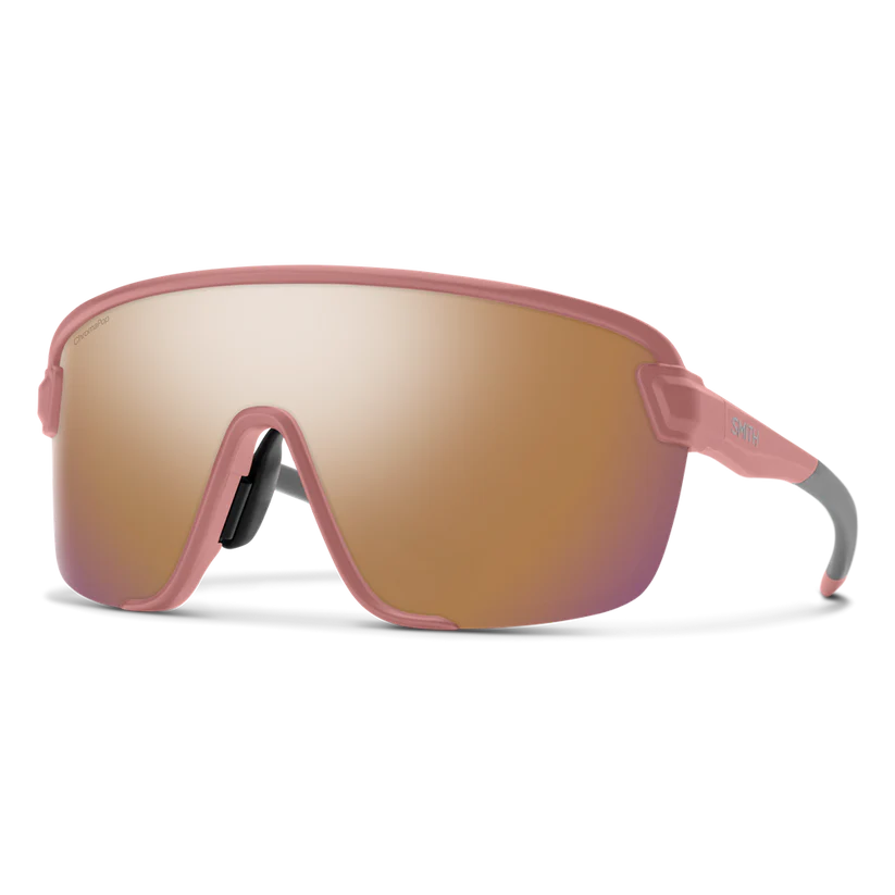 Smith Bobcat Sunglasses CP Rose Gold Mirror Clear Matte Chalk Rose