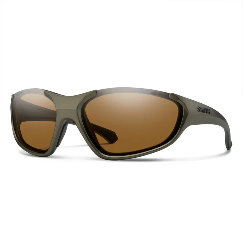 Smith Sliders Sunglasses CP Brown Matte Olive Oil
