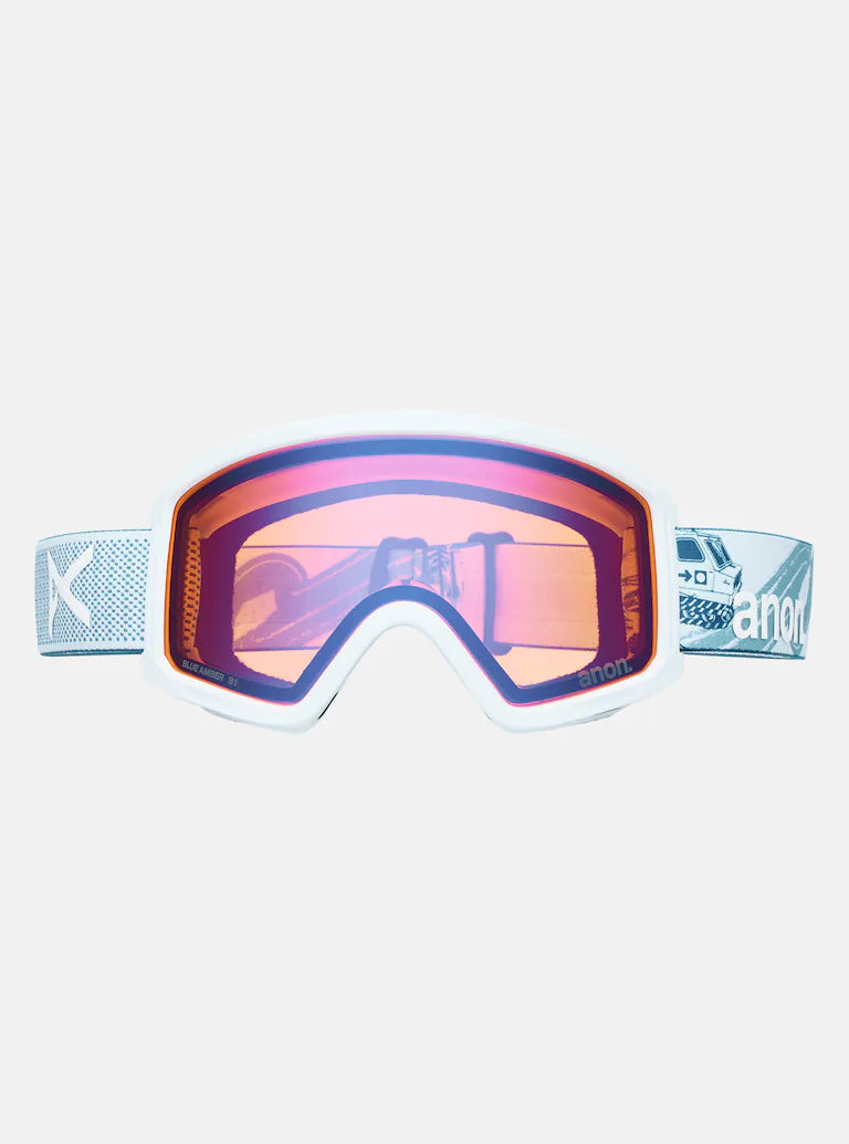 Anon Kids Tracker 2.0 Snow Goggle Blue Amber Mountain Party