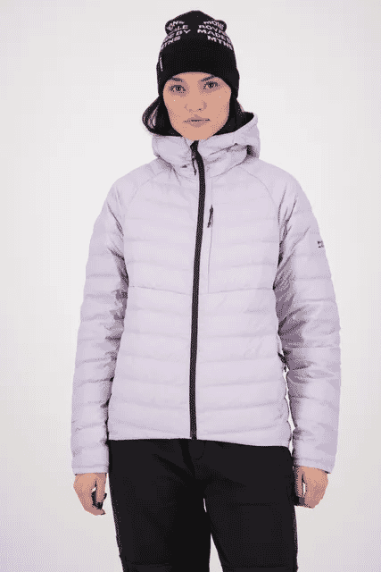 Mons Womens Atmos Wool Down Light Weight Packable Hood