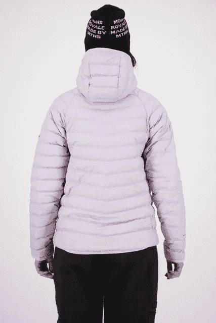 Mons Womens Atmos Wool Down Light Weight Packable Hood