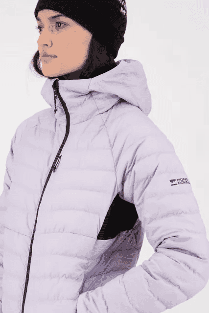 Mons Womens Atmos Wool Down Light Weight Packable Hood