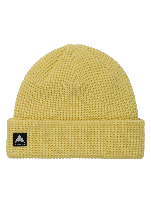 Burton Recycled Waffle Beanie One Size Glow Yellow Green