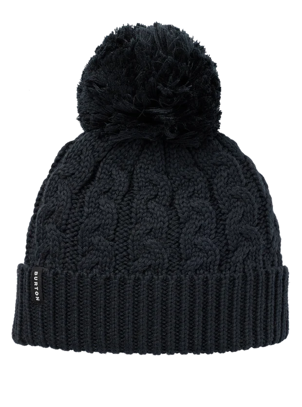 Burton Womens Zippy Fleece-Lined Beanie One Size True Black