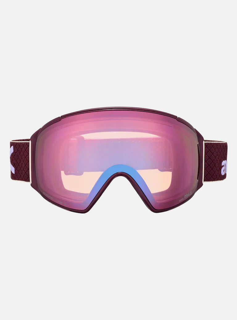 Anon Unisex M4S Toric Magnatech Goggle Perceive Cloudy Pink Dark Cherry