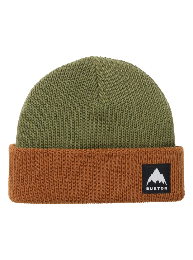 Burton Recycled Vt Beanie One Size Forest Moss Chesnut Brown