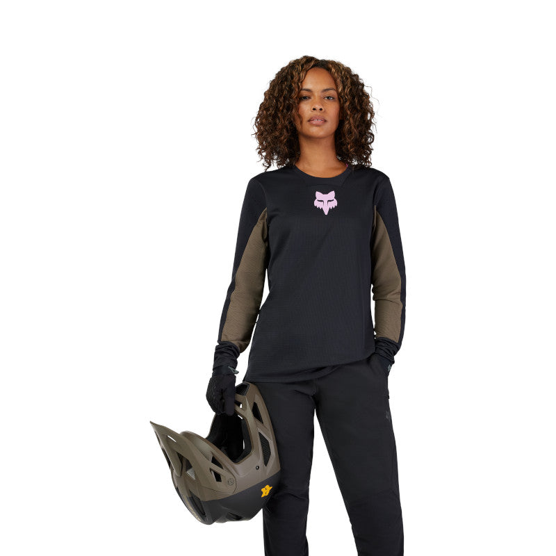 Fox Womens Defend Long Sleeve Jersey Park