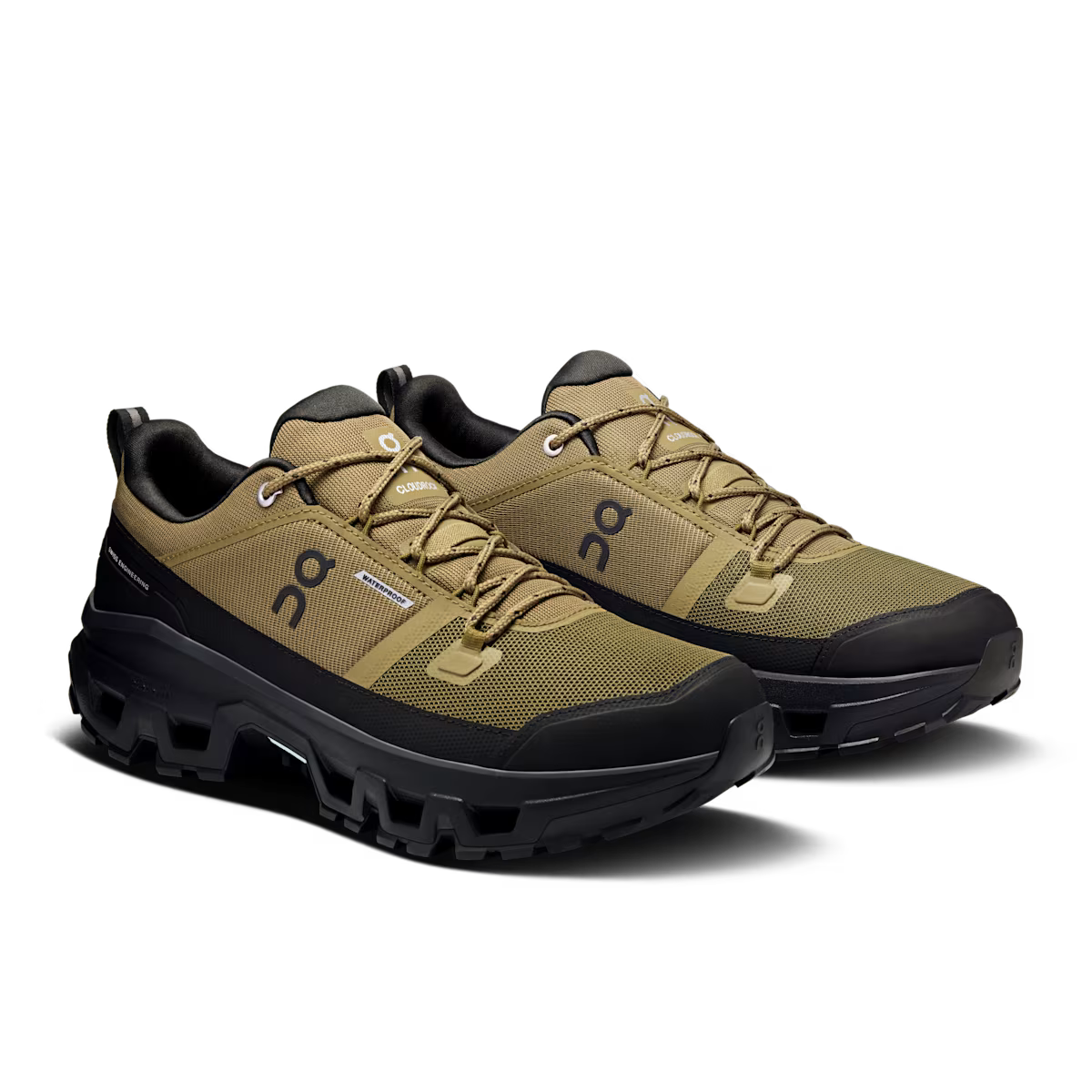 On Running Mens Cloudrock Waterproof Low Hiking Shoes