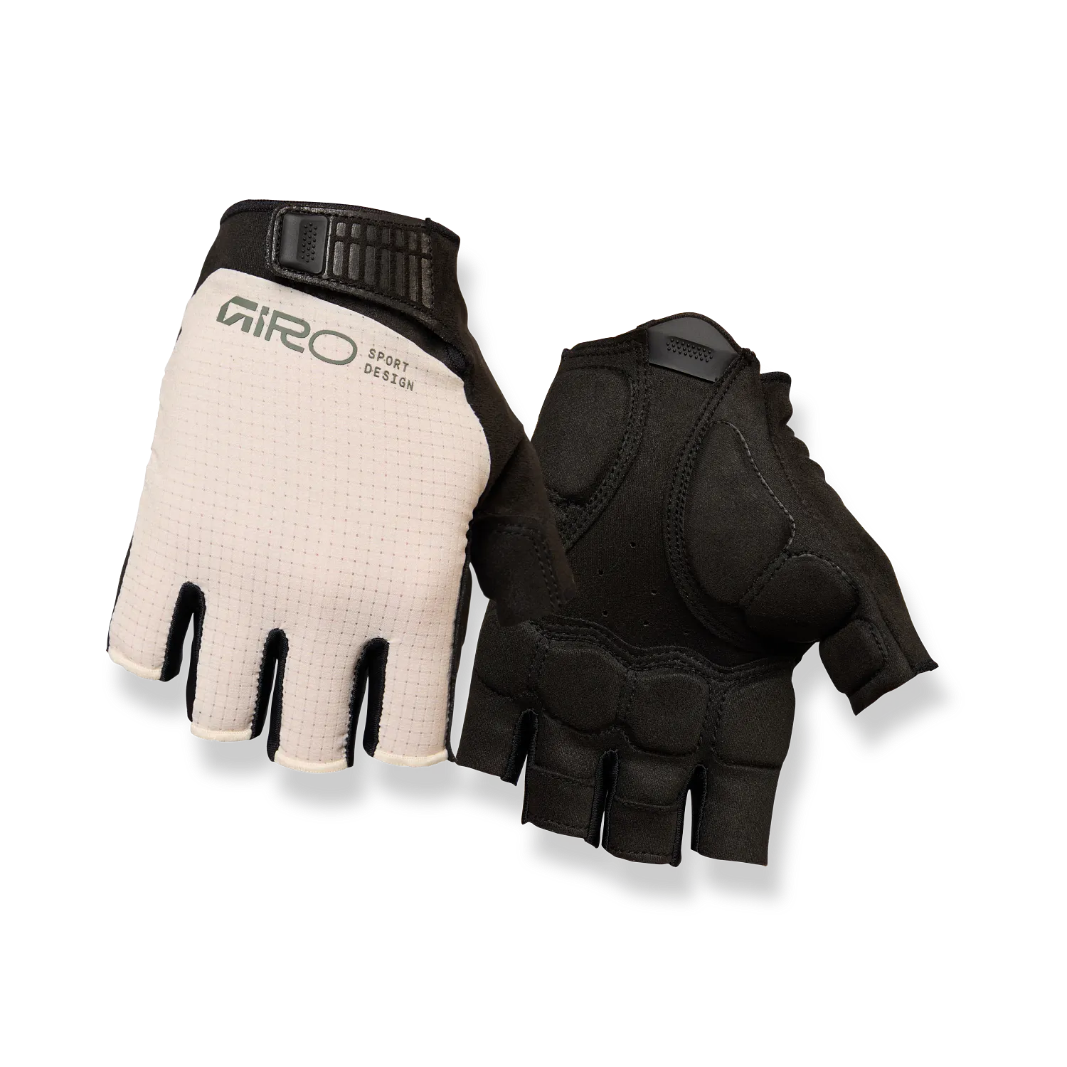 Giro Mens Bravo II Gel Bike Gloves Stone