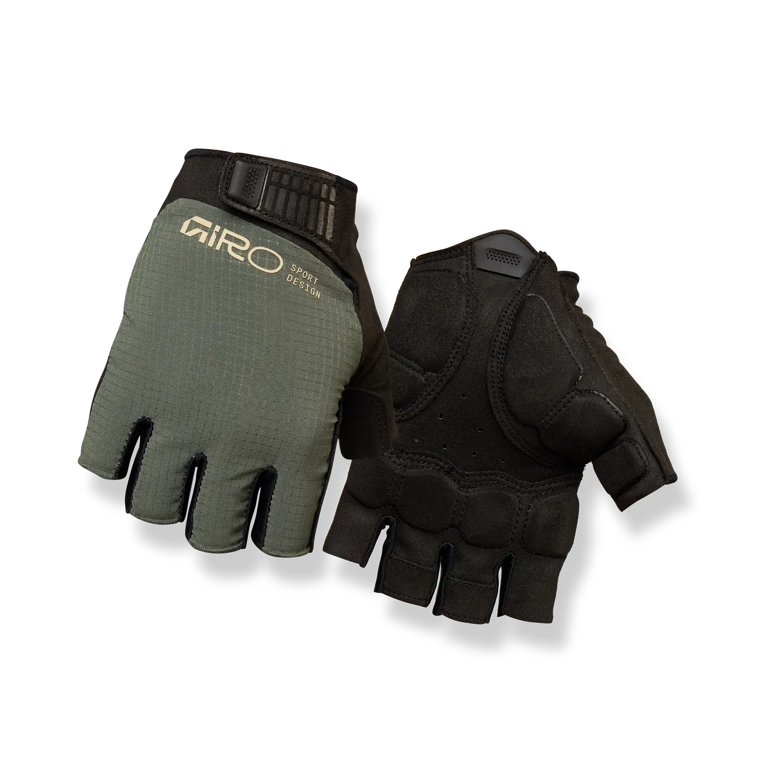 Giro Mens Bravo II Gel Bike Gloves Dark Sage