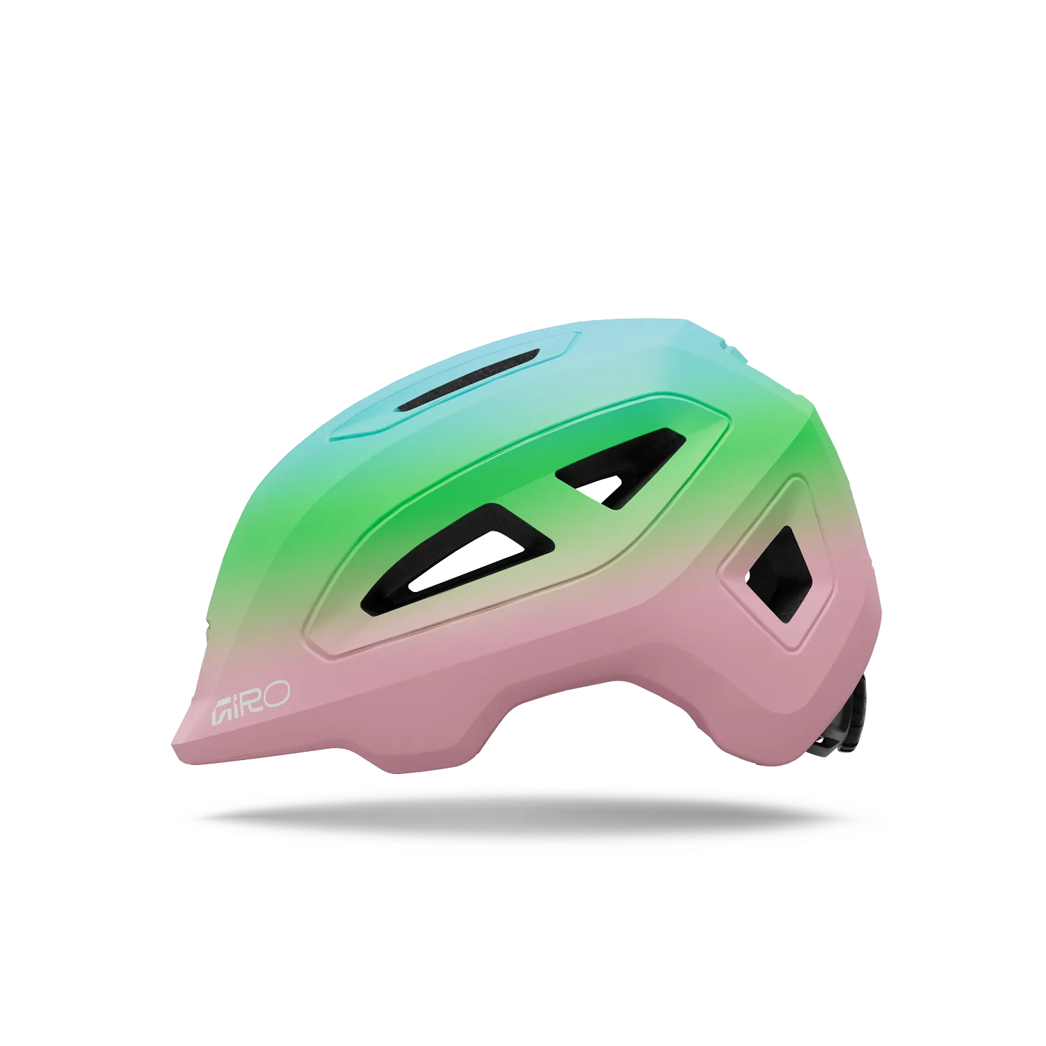Giro Helmet Scamp II Child Bike Helmet Matte Light Pink Green Fade