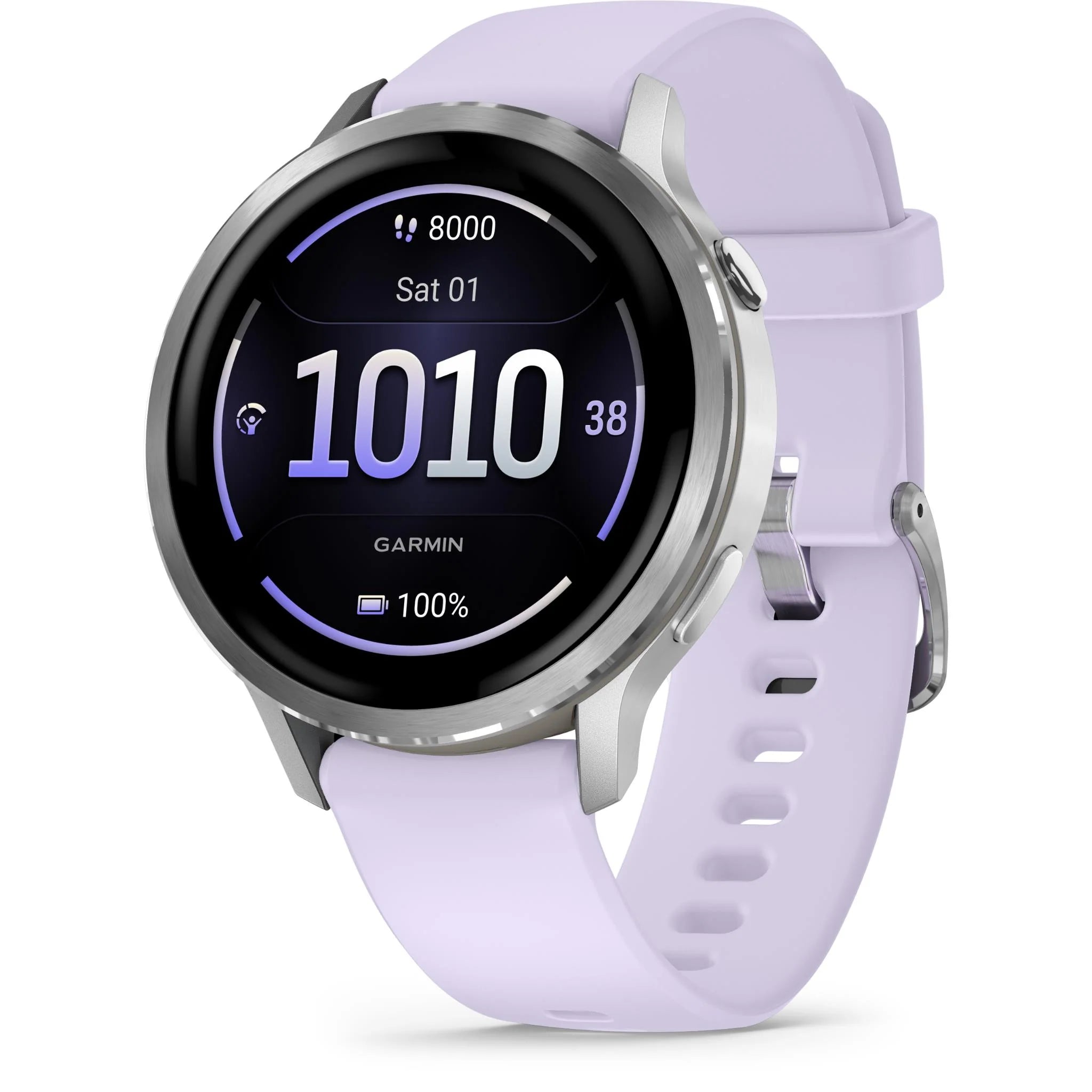 Garmin Venu 4 GPS Watch Silver Bezel