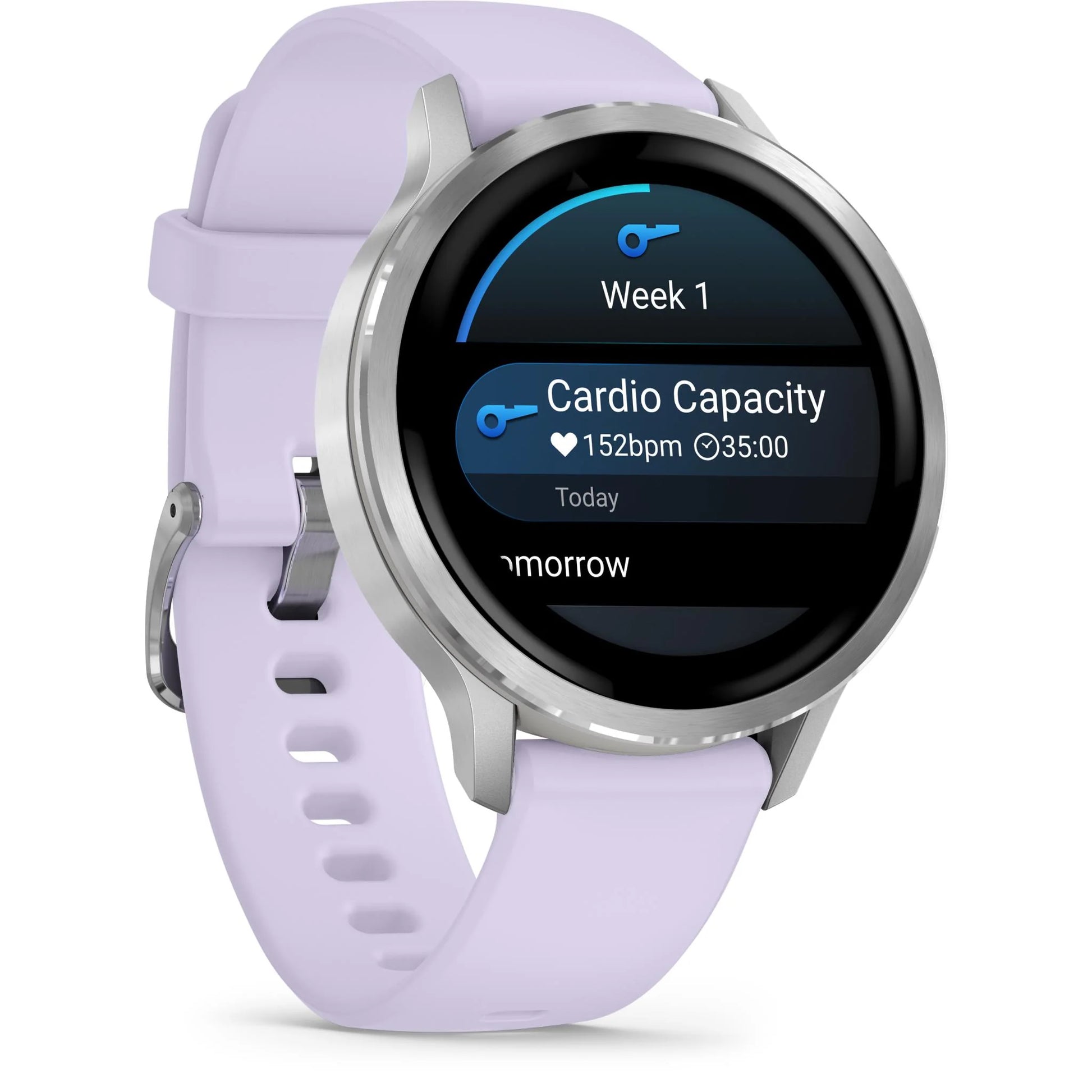 Garmin Venu 4 GPS Watch Silver Bezel