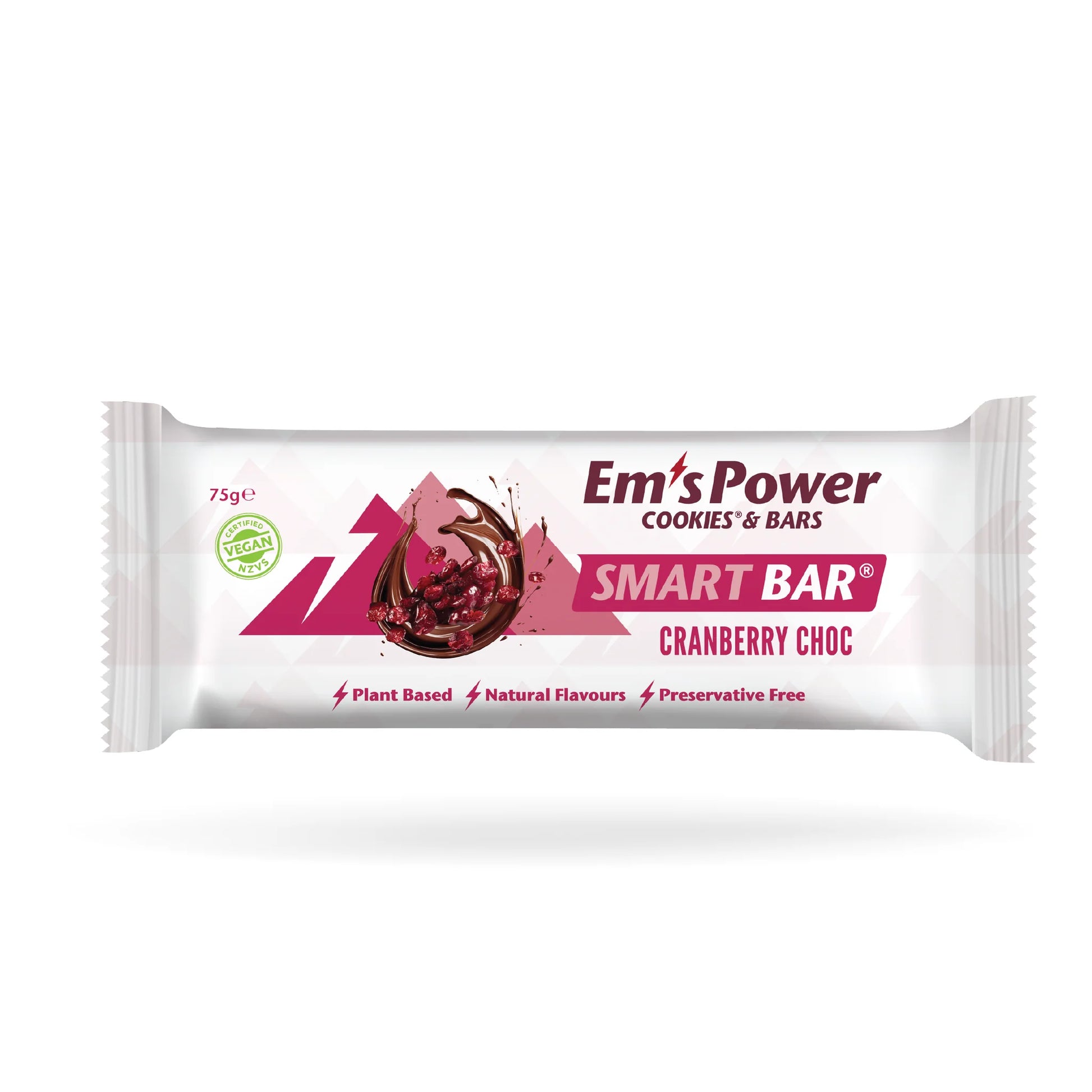 Ems Power Cookies Bar 75g Cranberry Choc
