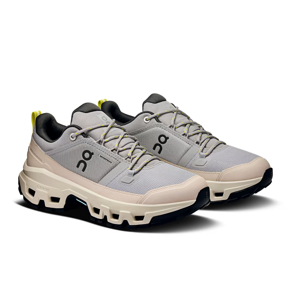 On Running Womens Cloudrock Waterproof Low Hiking Shoes
