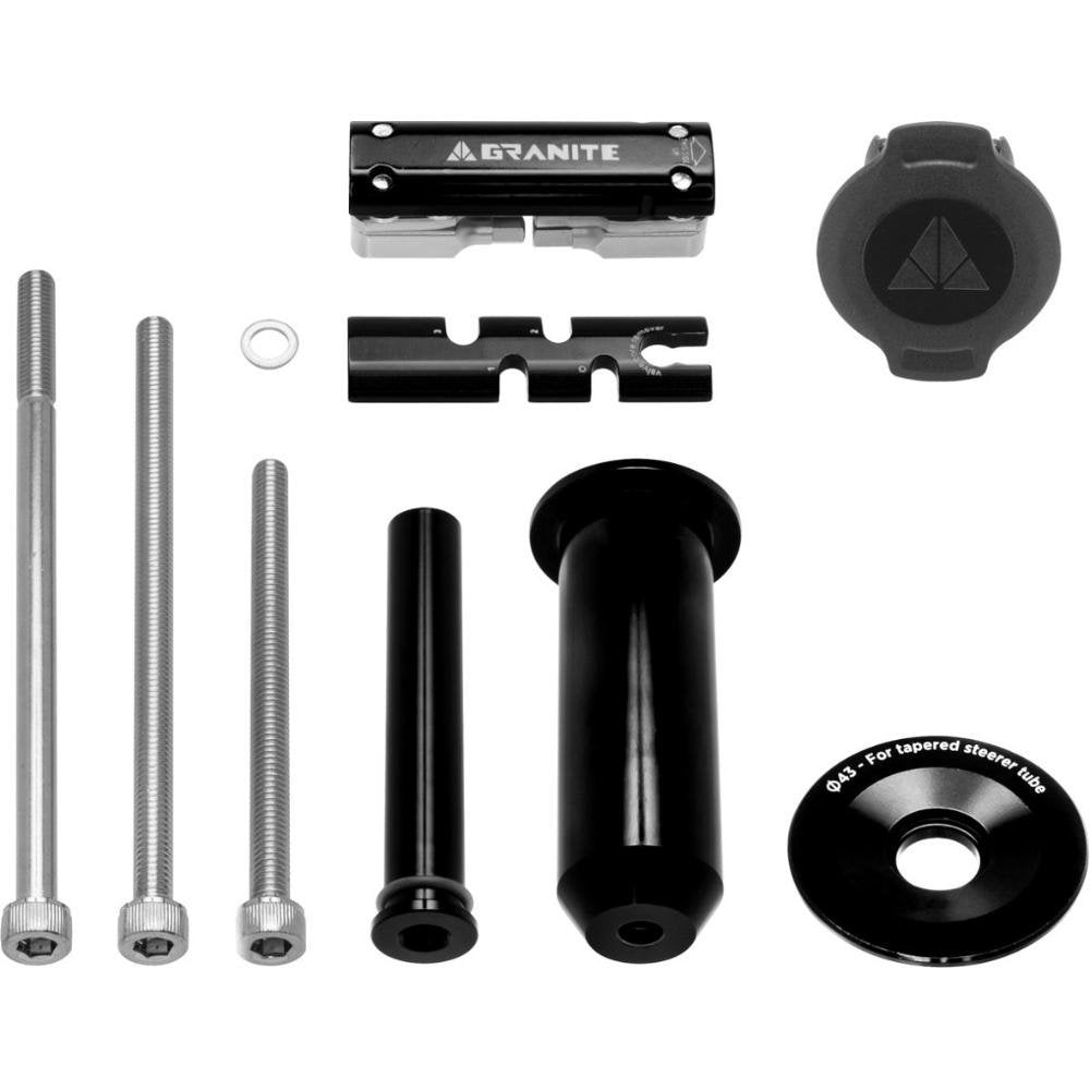 Granite Designs Stash Tool Kit With 42mm Bottom Cap For Tapered Steerer