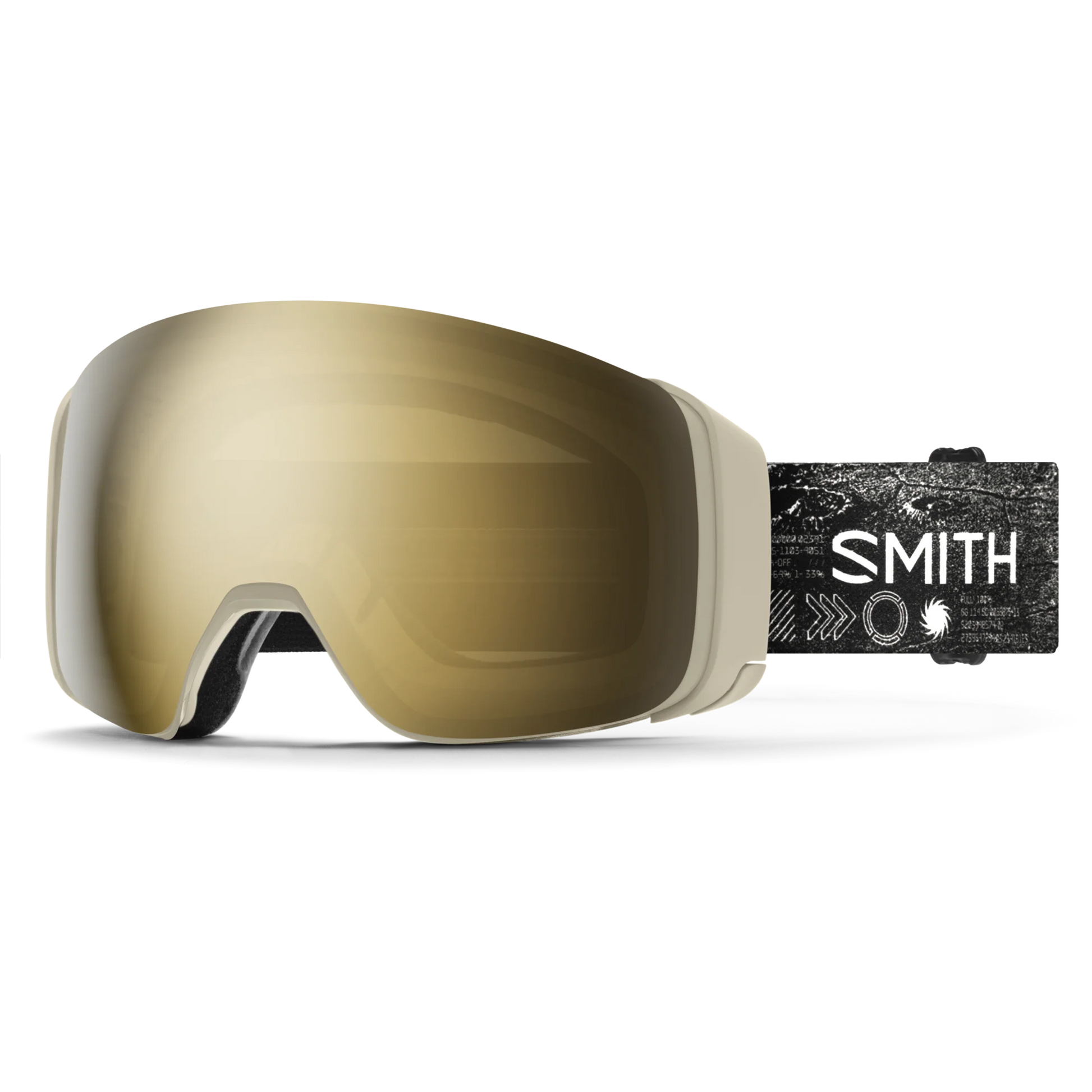 Smith 4D Mag Low Bridge Fit Ski Goggle CP Sun Black Gold Mirror St Blue Sensor Mirror Chalk Space Invader