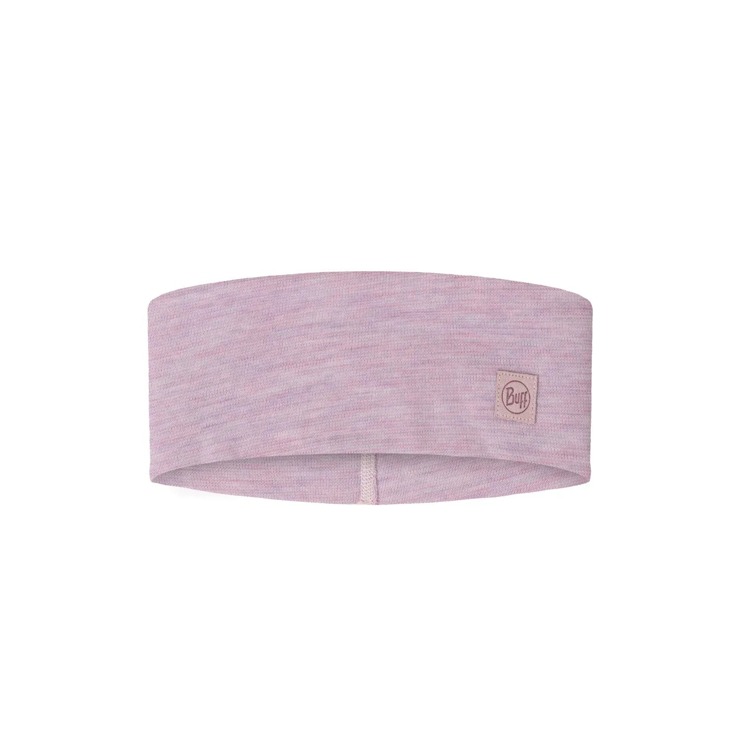 Buff Merino Wide Headband One Size Solid Lilac Sand