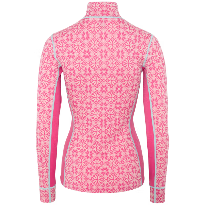 Kari Traa Womens Rose Merino Half Zip Base Layer Top