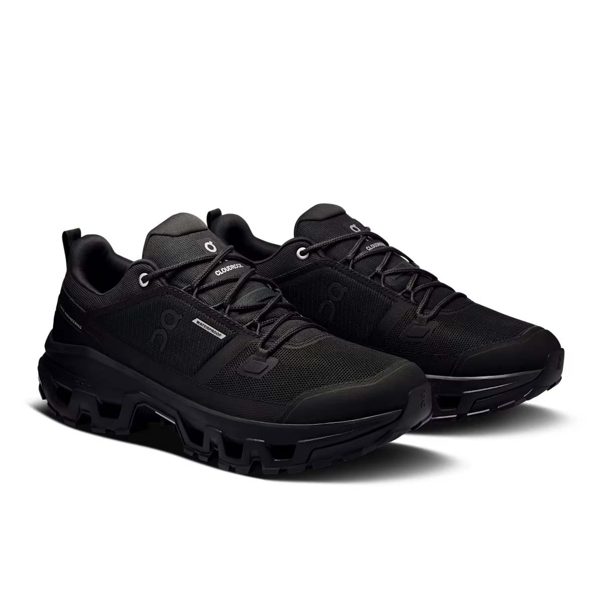 On Running Mens Cloudrock Low Waterproof Hiking Shoes