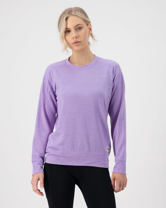 Mons Royale Womens Covert Lite Merino Crew