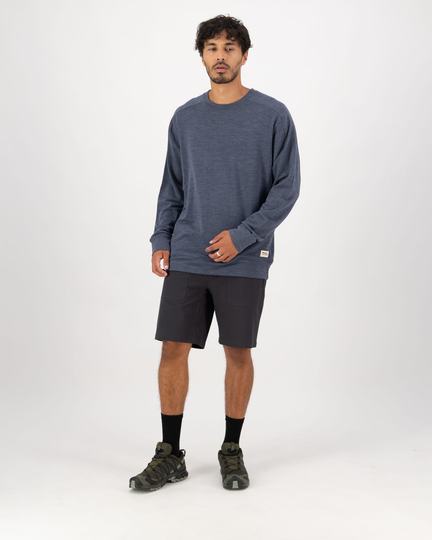 Mons Royale Mens Covert Lite Merino Crew