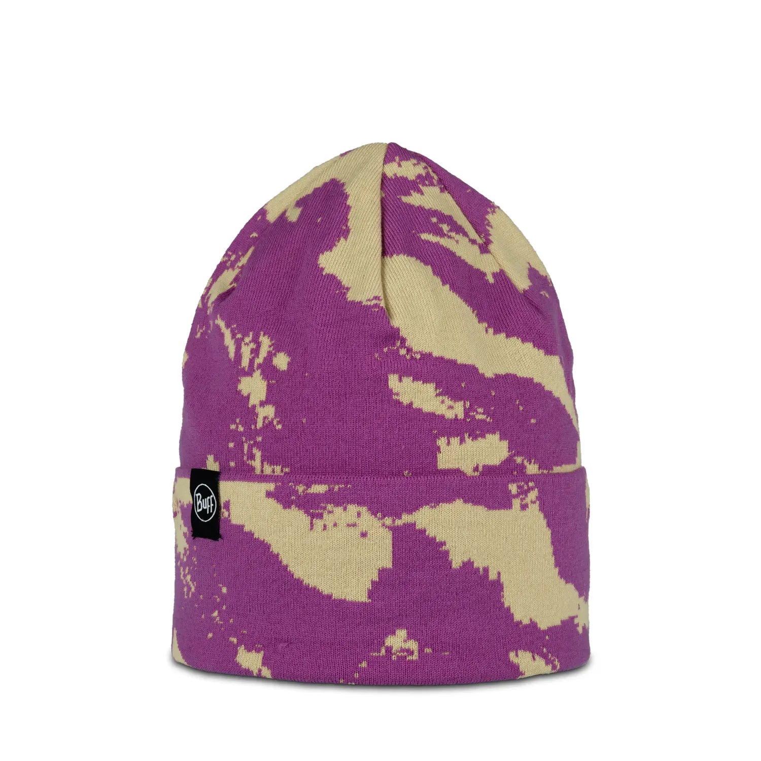 Buff Beanie Knitted One Size Erlan Orchid