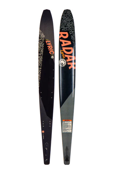 Radar Lyric Graphite Waterski 65 Carbon / Black / Coral 65i