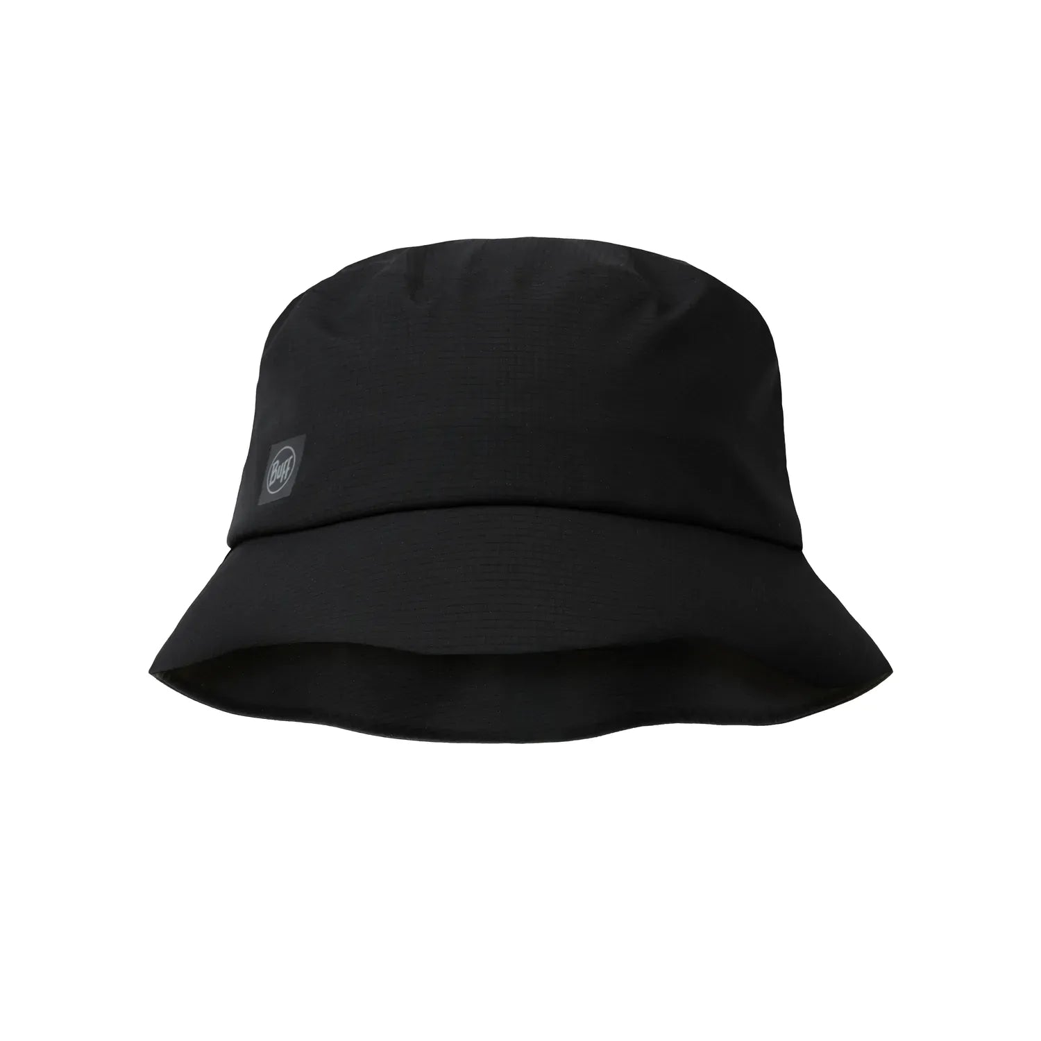 Buff Rain Bucket Hat Solid Black