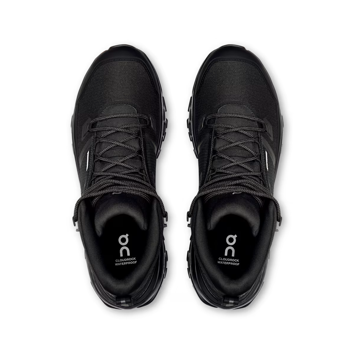 On Running Mens Cloudrock Waterproof Mid Hiking Boots