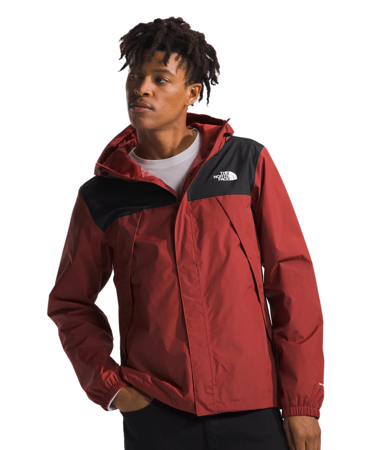 TNF Mens Antora Jacket IRON RED-TNF BLACK